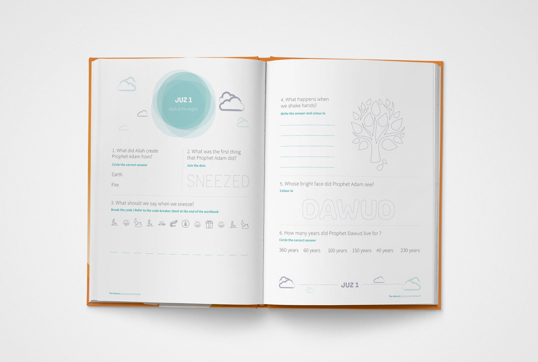 Juz By Juz Stories Workbook - The Azharis